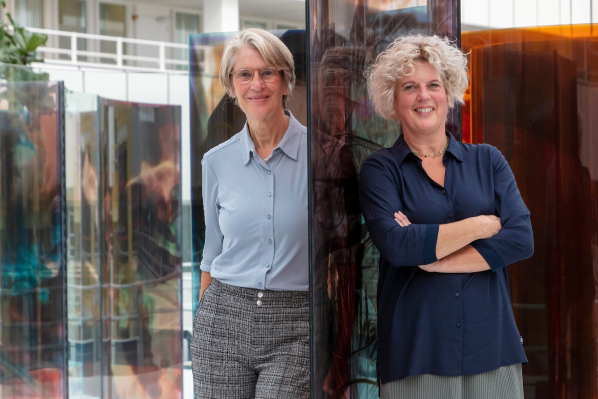 Christine de Die en Edith Coonen